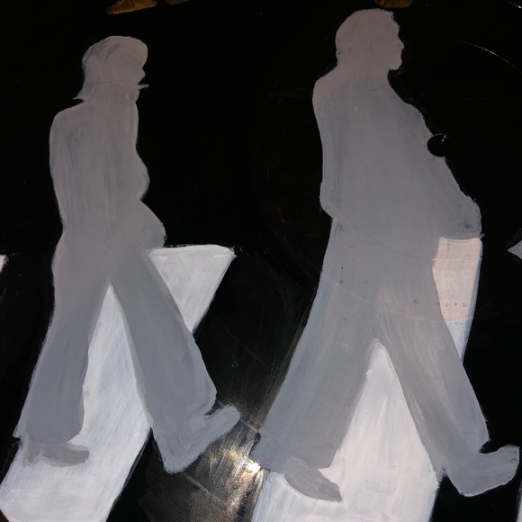 😺Hand-Painted Vinyl Record😺 - Picture 2 of 4